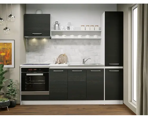 Set Mobila Bucatarie Mina 220 Alb/Ferrara C24