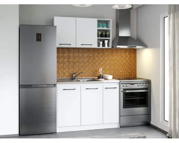 Set Mobila Bucatarie Mina Pure 110 Alb C53