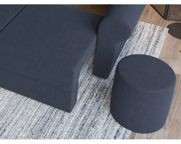 Taburet Smart Tapitat Bleumarin