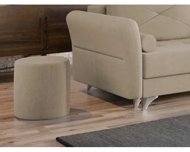 Taburet Smart Tapitat Crem