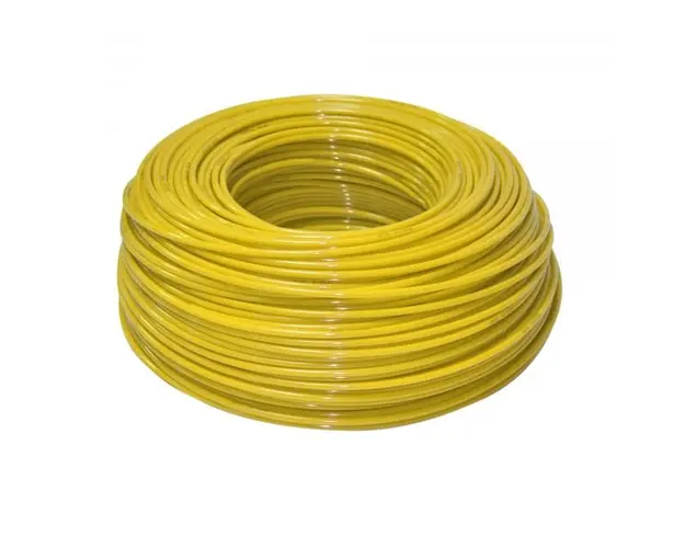 Furtun flexibil polietilena 1 4 ( 6 mm ) galben