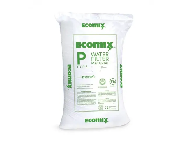 Mediu filtrant Ecomix P pentru eliminare duritate , fier , mangan si materii organice