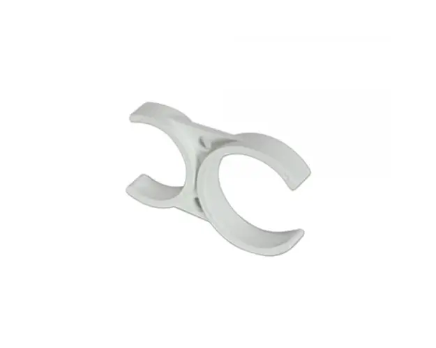 Clema dubla alba pentru filtre In-Line 2 x 2.5