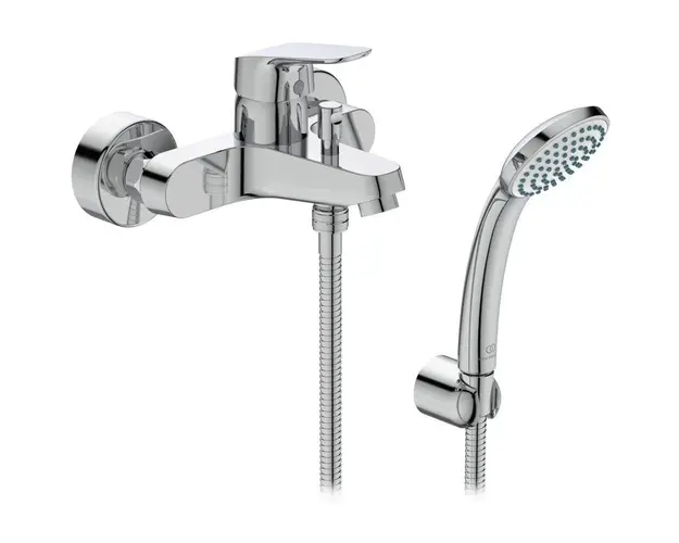 Baterie cada - dus Ideal Standard Ceraflex crom lucios cu set de dus