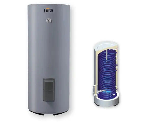 Boiler cu 2 serpentine Ferroli ECOUNIT F 2C 200 litri 