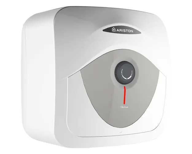 Boiler electric Ariston Andris RS 10 EU, 10 l, 1200 W, Led iluminat, Protectie electrica IPX1, Montare deasupra chiuvetei, Reglaj extern de temperatura
