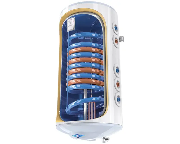 Boiler termoelectric cu 2 serpentine TESY BiLight GCV 7/4S2 1204420 B11 TSRP, 120 litri, 2000W, 0.8 Mpa, 18 mm, Turbolator
