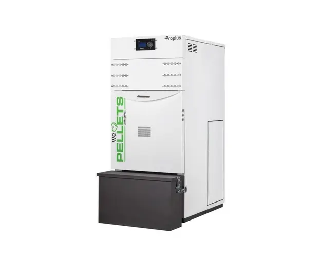 Centrala termica automata pe peleti Fornello Lidya Compact Proplus 25 kw, echipata cu pompa Grundfos, vas, manometru, supapa, arzator inox, curatare automata arzator, curatare automata schimbator, A+, elimina automat cenusa