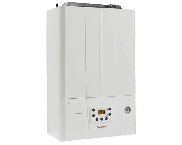 Centrala termica murala in condensare Immergas Victrix TERA 24/28 1 ErP, Gaz, Tiraj fortat, 24 kW, Doua schimbatoare de caldura, Display digital