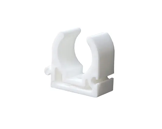 Clema pentru fixarea tevilor de PPR, 32 mm, alb