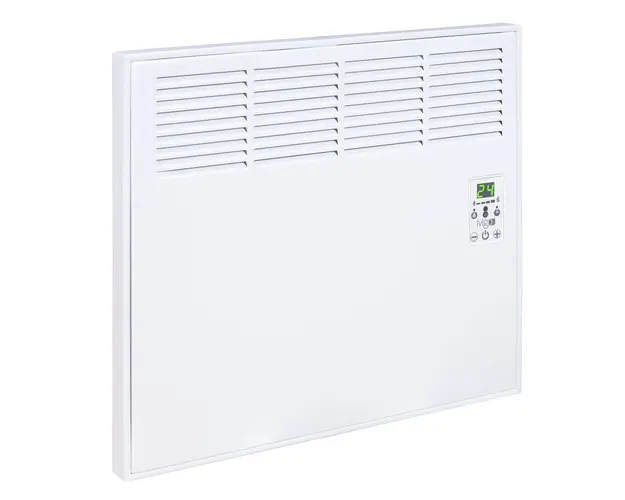 Convector de perete sau pardoseala iVigo EPK 500 W White, Digital, control electronic, Termostat de siguranta, termostat reglabil, IP 24, pentru 6 mp, ERP 2018