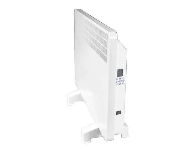 Convector electric de perete sau pardoseala Solaris KIP 1000 W, control electronic, Termostat de siguranta, termostat reglabil, IP 24, ERP 2018, pana la 12 mp