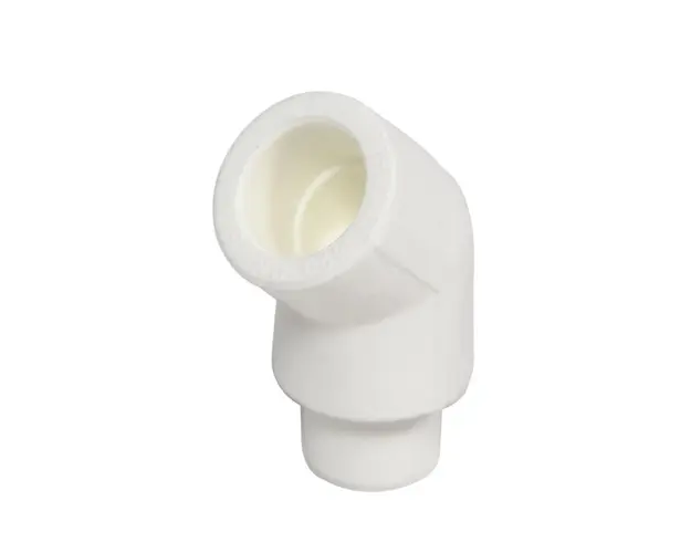 Cot PPR, redus, D 25 x 25 mm, alb, 45 grade