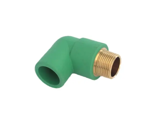 COT PPR VERDE CU FILET EXTERIOR, Ø 20mmx1/2"" Pachet 5 buc. ( stoc bucegi )