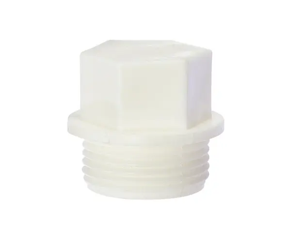 Dop de proba filet exterior, PPR, D 20 mm x 1/2"", alb, pentru inchiderea instalatiei prin infiletare