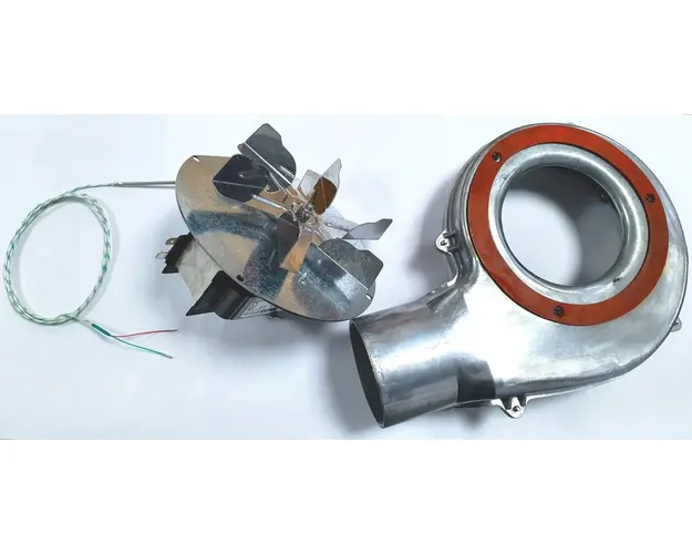 Pachet Carcasa Ventilator si senzor gaze arse centrale si termoseminee pe peleti Fornello Royal, King, Primo, Fiamma
