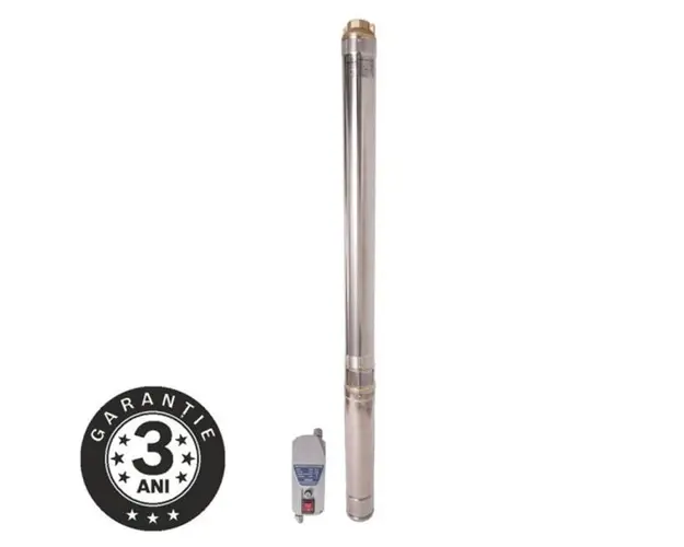 Pompa submersibila centrifugala multietajata Wasserkonig WKM5600-105/3.5, diametru 3.5"", putere 1850 W, debit 5700 l/h, inaltime refulare 102 m