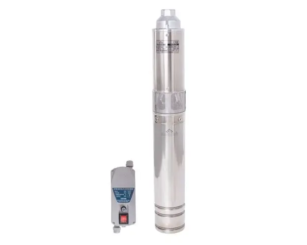 Pompa submersibila cu surub Wasserkonig XW30120, pentru ape curate, diametru 4"", putere 1500 W, debit 3000 l/h, inaltime refulare 120 m