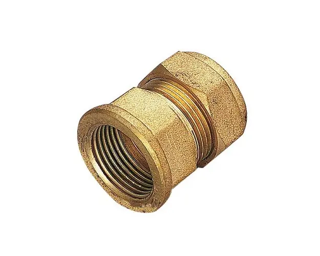 Racord compresie cu inel, alama, FI, 18 mm x 3/4"" Tiemme ( stoc bucegi )