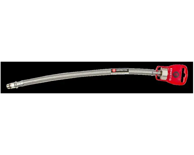 Racord mono ranforsat cu inox 50cm+17mm 3/8""F RS338-50/17 ( stoc bucegi )