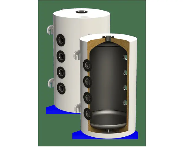 Rezervor de acumulare Puffer pentru pompe de caldura Sunsystem PSM 100 litri