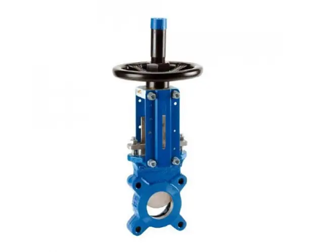 Robinet sau vana cutit cu sertar unidirectional pentru apa uzata DN50 PN16, Tmax 80ºC