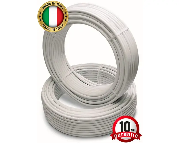 Teava multistrat FORNELLO Hidronix UNICO, neizolata, diametru 20x2 mm cu insertie de aluminiu, colac 100 ml, 10 Ani Garantie
