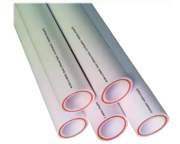 Teava PPR-CT cu fibra compozita SupraTherm, 20 mm, 25 bar, alb, pentru incalzire si alimentare cu apa, vanzare la bara de 4 ml