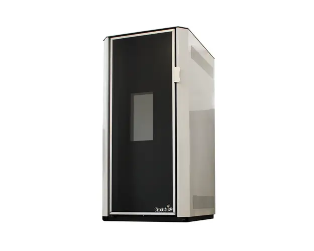 Termosemineu pe peleti Fornello Lidya 25 kW, pompa Grundfos, vas expasniune, telecomanda, arzator inox, sistem curatare mecanica