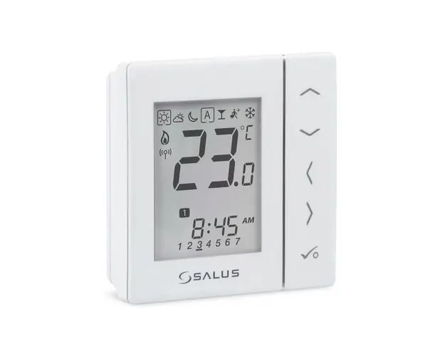 Termostat Salus VS20WRF WiFi pentru incalzire in pardoseala afisaj digital