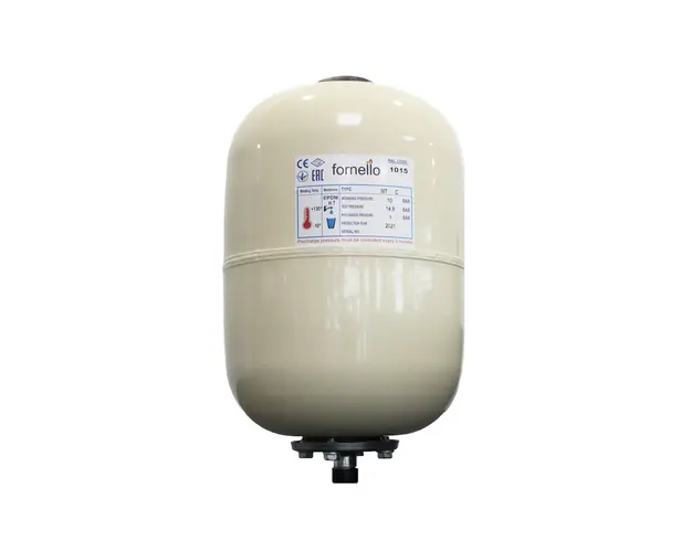 Vas expansiune solar Fornello 50 litri, vertical culoare ivory, presiune maxima 10 bar, membrana EPDM