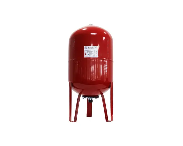 Vas expansiune termic Fornello 24 litri, vertical, cu picioare, culoare rosu, presiune maxima 10 bar, membrana EPDM