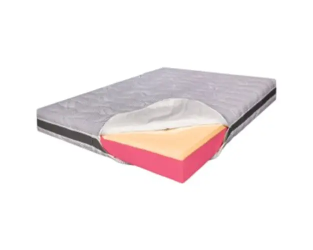 Saltea de pat Ortopedica Memory 20+3+3, Ioni de Argint, Top Line, fara arcuri, 140x200