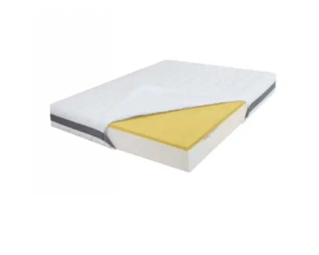 Saltea de Pat Ortopedica din Spuma cu Memorie 80 x 200 - Memory 15+5+1, Fara Arcuri, Ioni de Argint