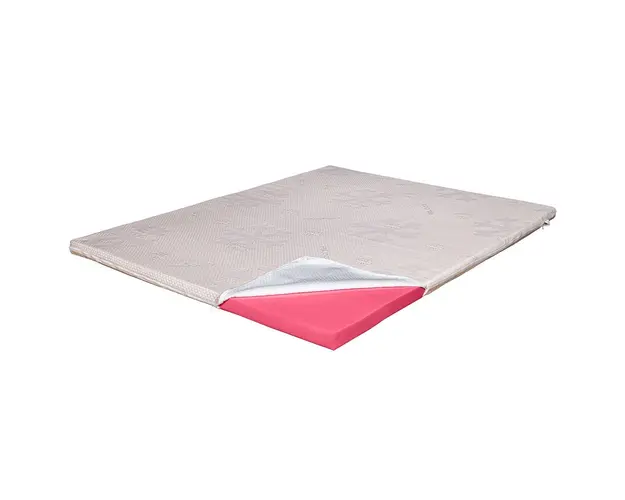 Topper Saltea Super Ortopedic Air 7 cm, Bio Bumbac Cooler, 80x190 cm