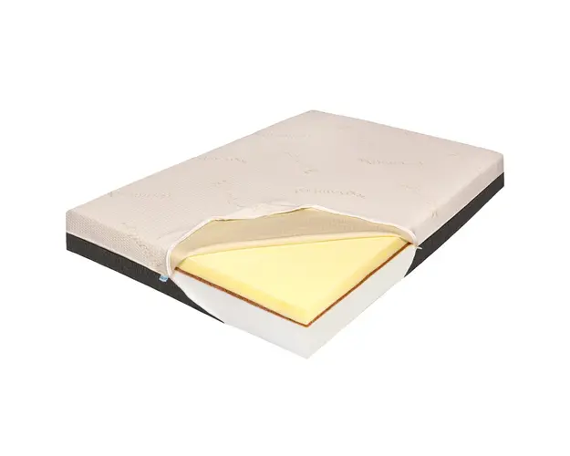 Saltea de Pat Ortopedica Memory 7 cm HD, Bio Cocos, Bio Bambus, 14+2+7, 200x200