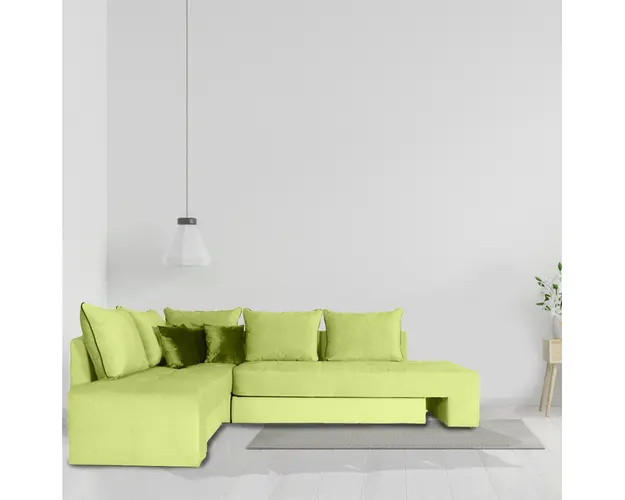 Coltar extensibil, cu lada de depozitare, Helios, Verde