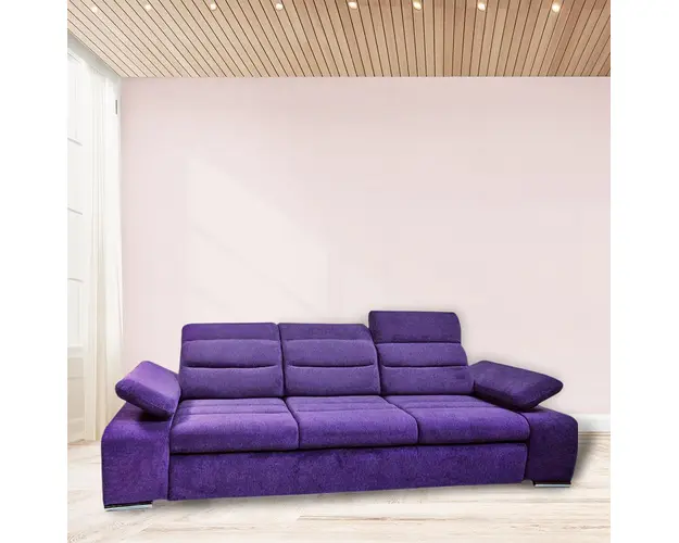 Canapea extensibila cu 3 locuri Junona Pink