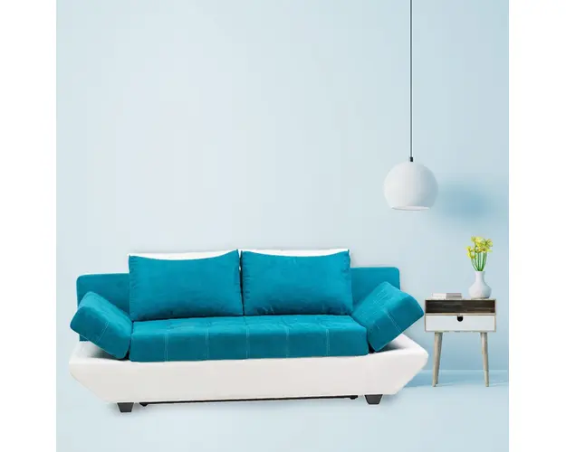 Canapea extensibila 2 locuri Afrodita Turquoise