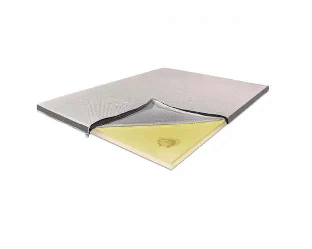 Topper Saltea Memory 4+2 Argentum, 140 x 190 cm