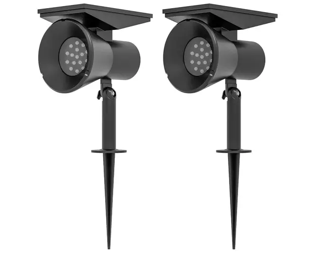 Outsunny Lampa solara pentru gradina, lampa RGB cu 2 moduri de lumina | Aosom Romania