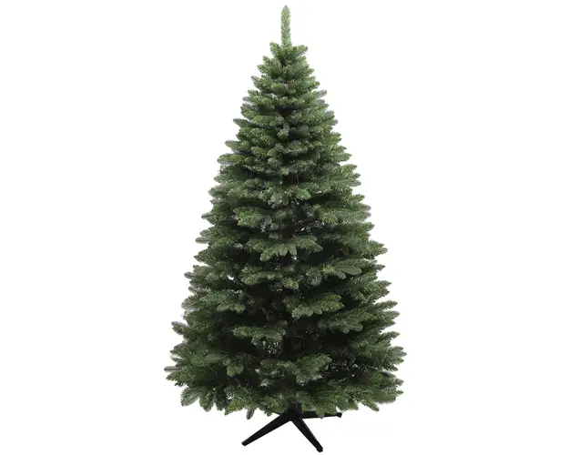 HOMCOM Brad de Craciun Artificial cu 1050 Crengi Ignifuge, Pom de Craciun Realist in Forma de Pin, Ø120x180 cm, Verde | Aosom Romania