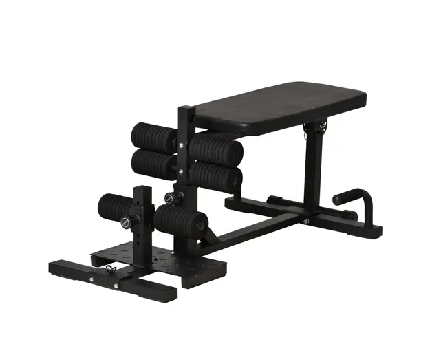 HOMCOM Statie de Fitness 3 in 1 Multifunctionala pentru Acasa, Antrenament Complet Corp, 100x58x46 cm, Negru | Aosom Romania