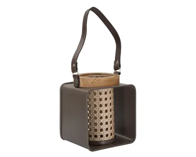 Mauro Ferretti LANTERNA FIER-RATTAN CM 16X13X20