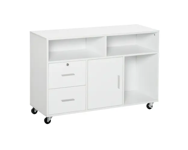 HOMCOM Mobilier Suport Imprimanta Dulapior Multifunctional Design Compact si Elegant pentru Birou si Acasa | Aosom Romania