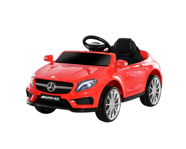 HOMCOM Masina Electrica pentru Copii, Mercedes GLA Electric pentru Copii 3+ ani, cu Telecomanda, Faruri si Muzica, 100x58x46 cm, Rosie | Aosom Romania
