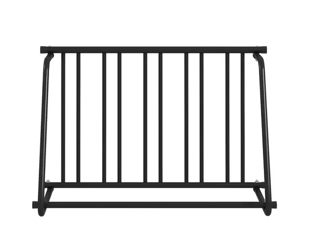 DURHAND Suport Biciclete 114cm, Sistem de Depozitare pentru 3 Biciclete, Ideal pentru Garaje si Magazine, Metal | Aosom Romania