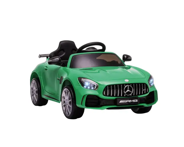 HOMCOM Masinuta Electrica pentru Copii, Masinuta cu Viteza 3-5 km/h, Telecomanda, Lumini si Sunete, 105x58x45 cm, Verde | Aosom Romania