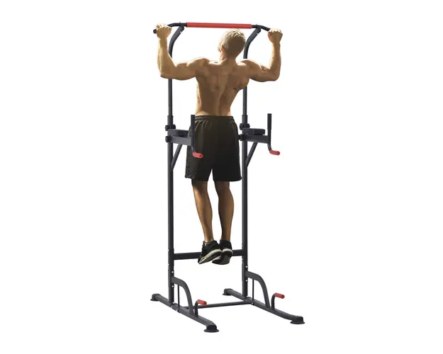 HOMCOM Aparat pentru Fitness bara de tragere inaltime reglabila Greutate Max. 120kg | Aosom Romania