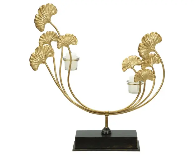 Mauro Ferretti SUPORT LUMANARE GLAM IRIS CM 50X12X55